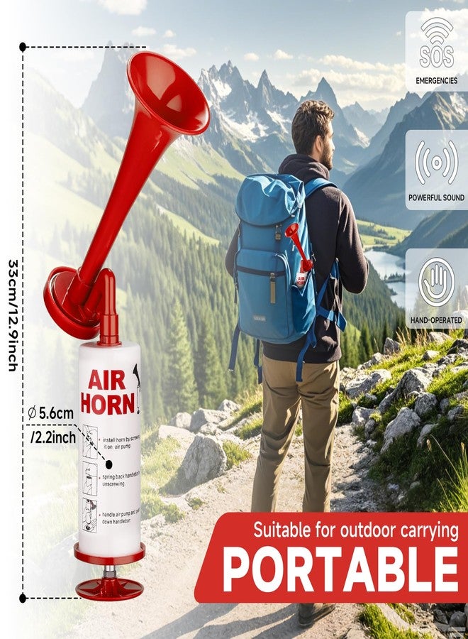 banhao Handheld Air Horn, BANHAO Aluminum Loud Noise Maker Safety Boat Car Sports Events Handheld Air Pump Loud Safety Horn for Boats - Image 5